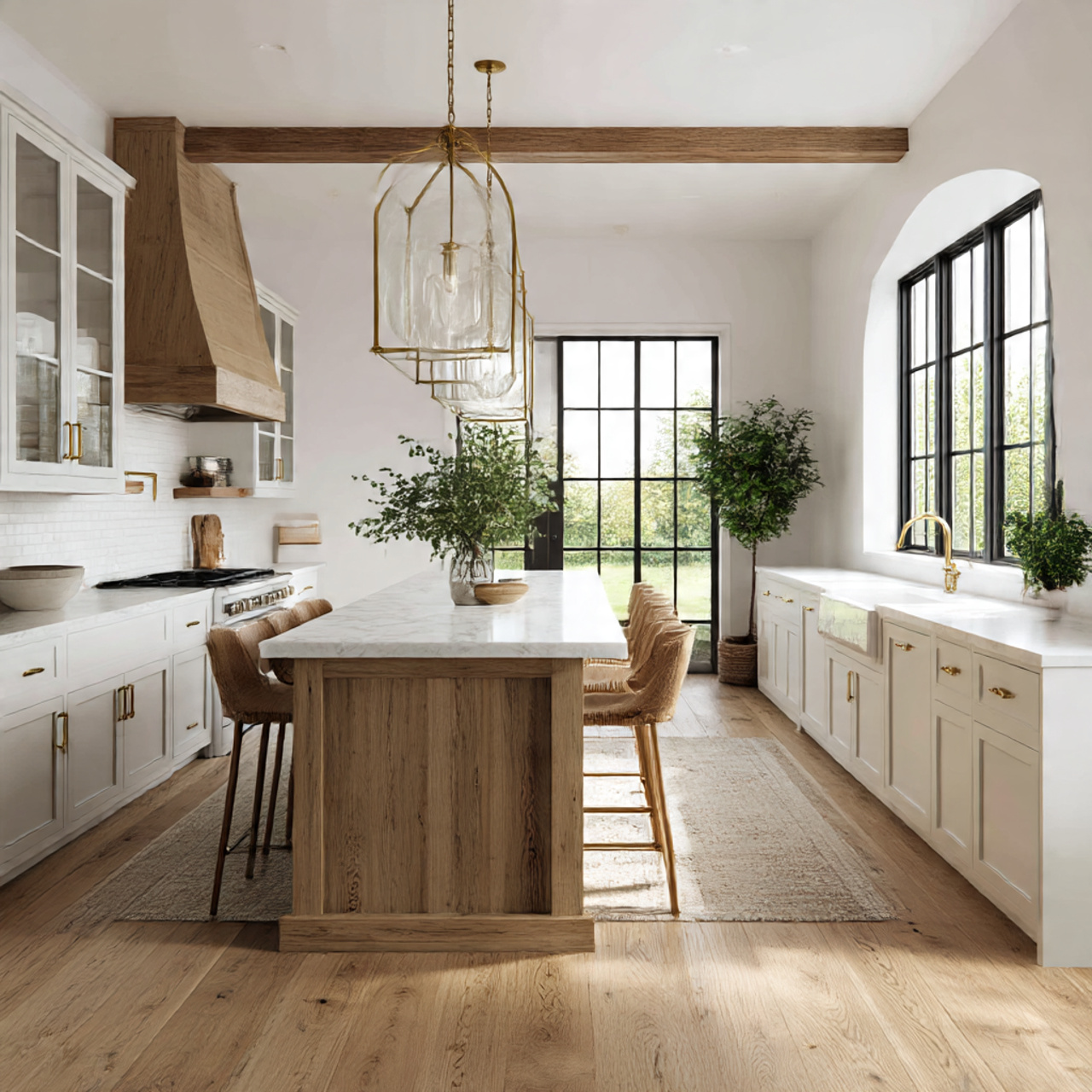 Farmhouse Kitchen Flooring Ideas