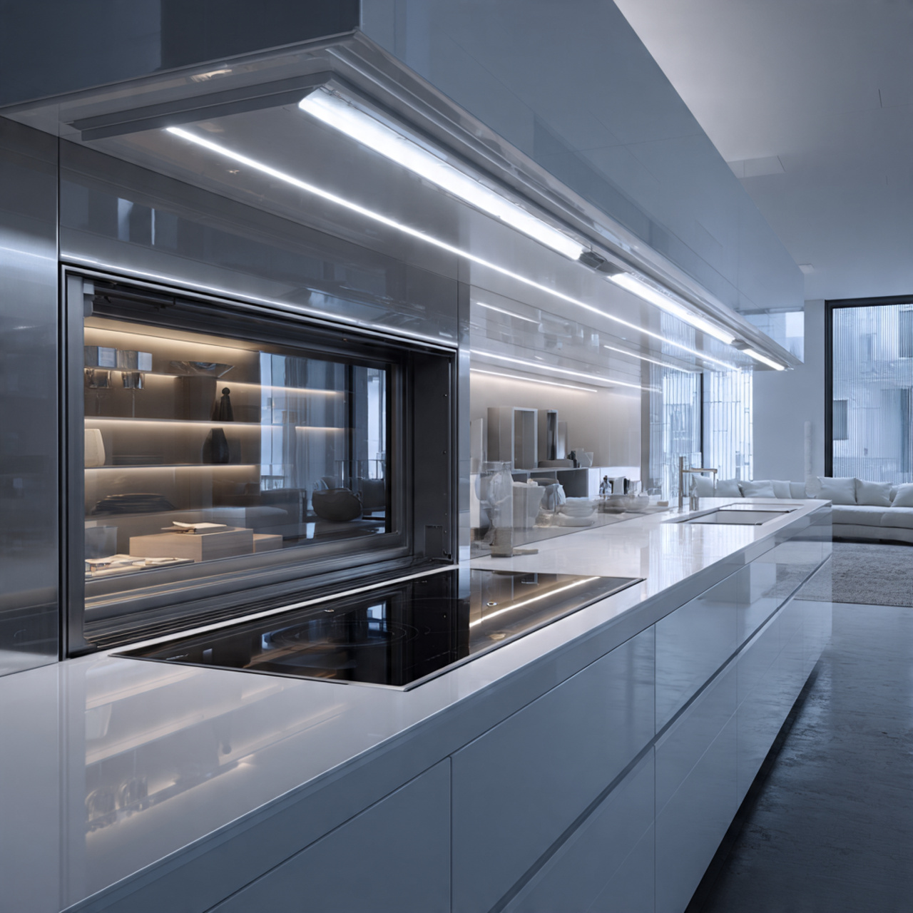25 Best Concept Kitchen Ideas for Modern Homes 9 a futuristic high tech concept kitchen featuring automated