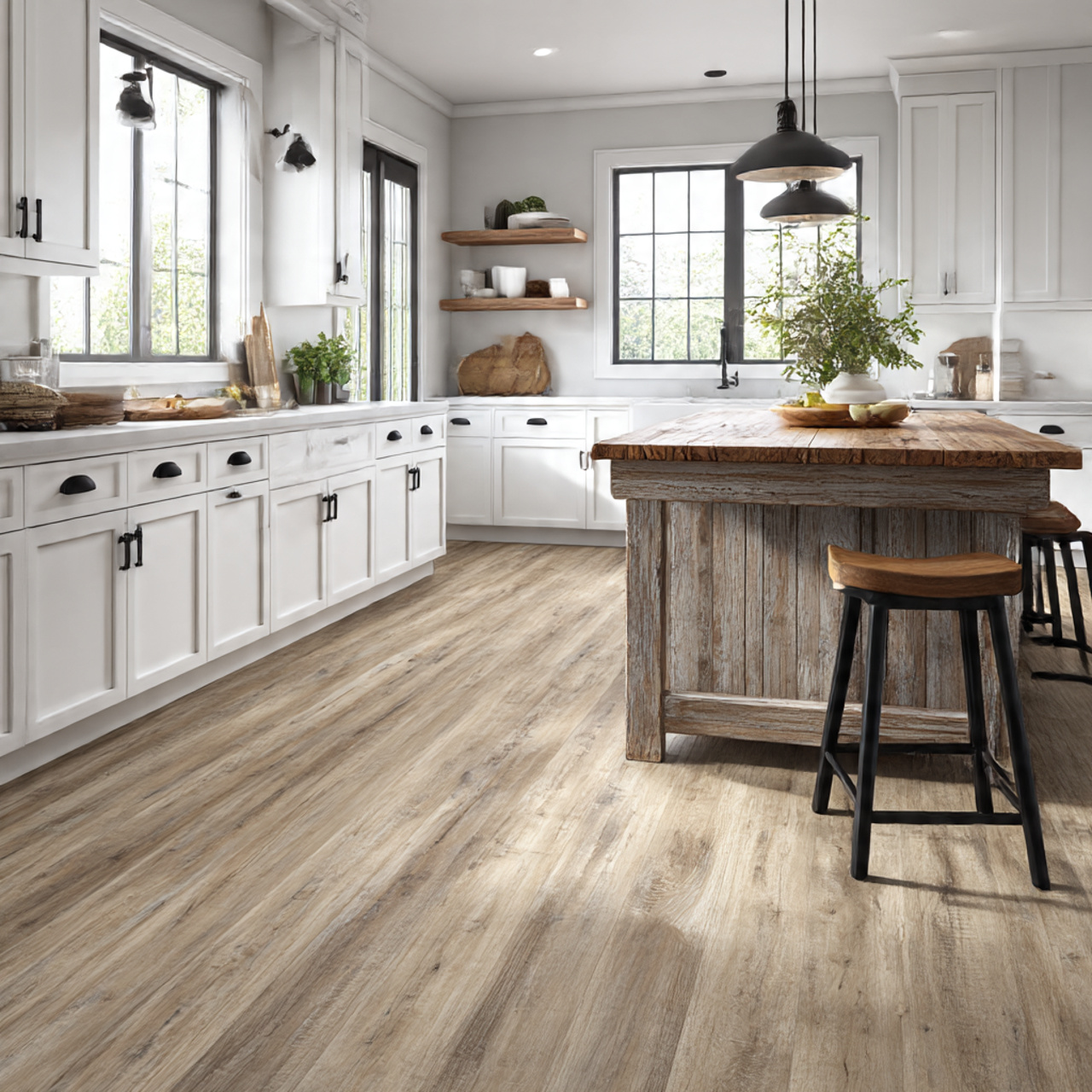 Best Farmhouse Kitchen Flooring Ideas 2025 15