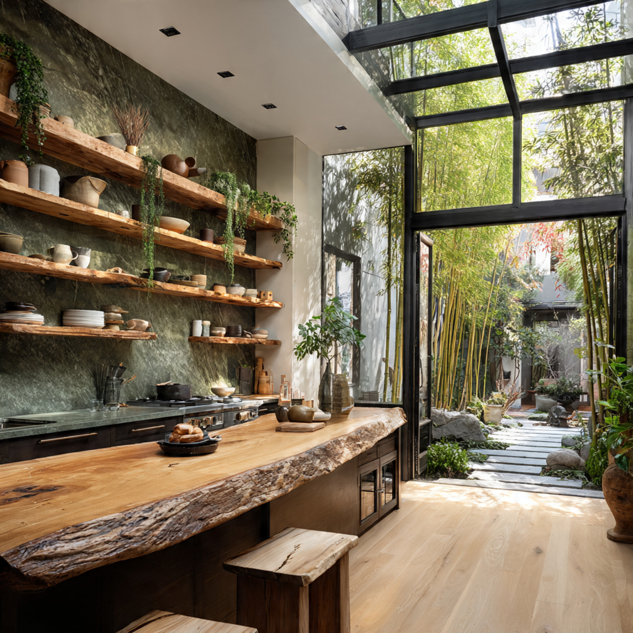 25 Best Concept Kitchen Ideas for Modern Homes 3 a realistic nature infused kitchen interior with reclaimed