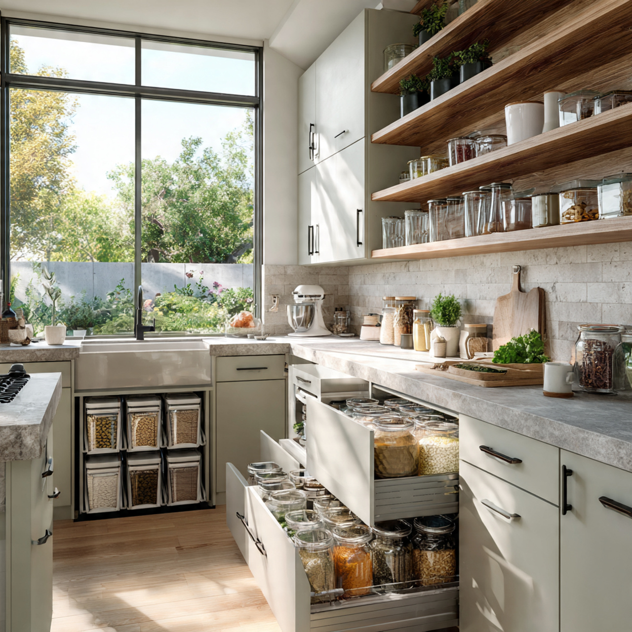 25 Best Concept Kitchen Ideas for Modern Homes 5 a well organized photorealistic kitchen with built in composting