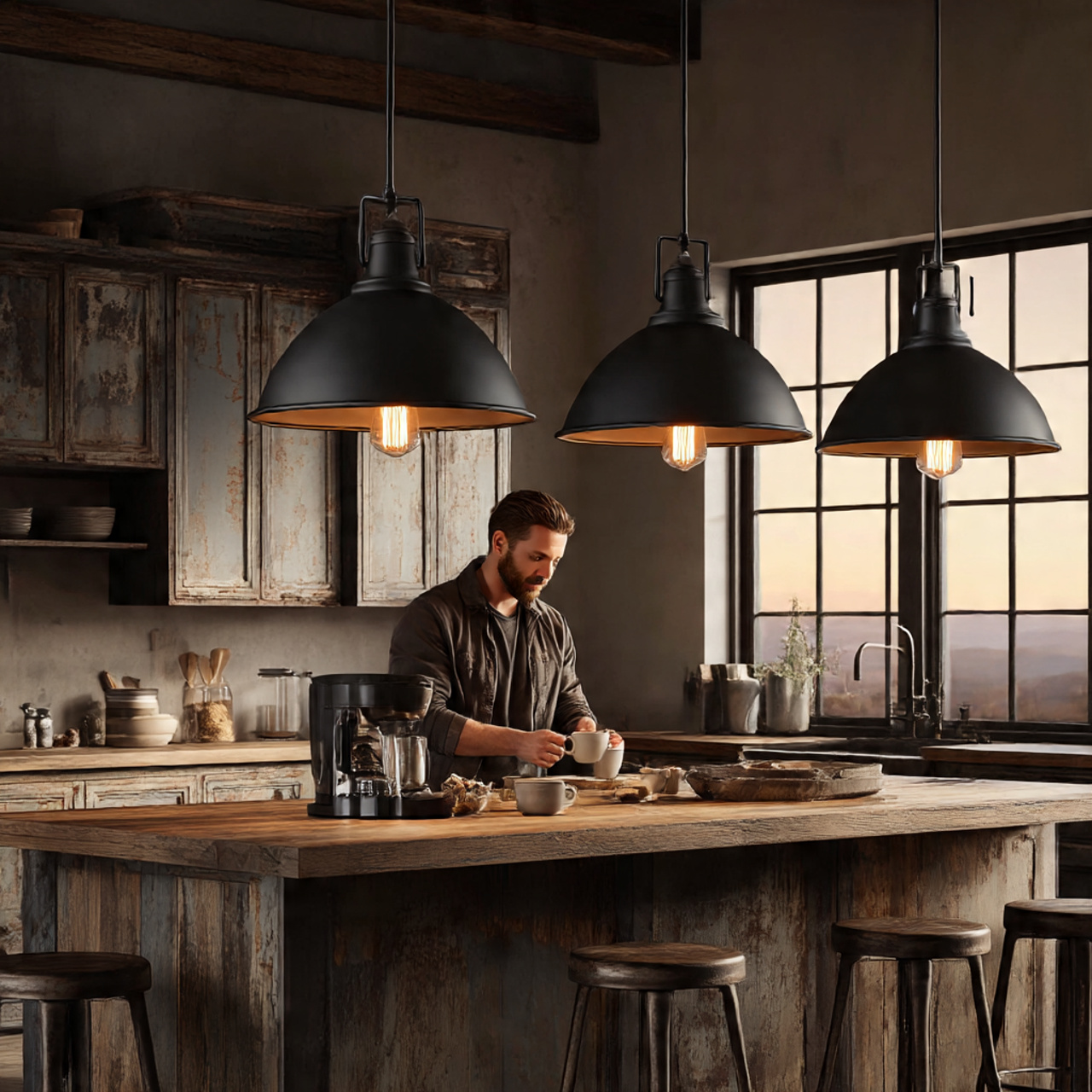 Farmhouse Kitchen Accessories: 27 Super Ideas for Cozy Charm 20 moody but realistic image of farmhouse kitchen