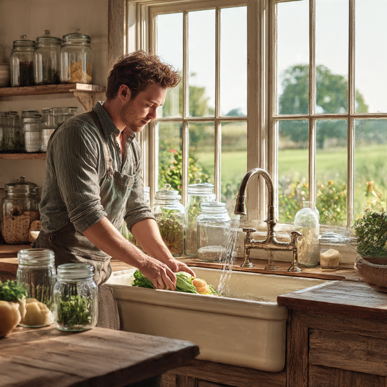 Farmhouse Kitchen Accessories: 27 Super Ideas for Cozy Charm 9 realistic image of farmhouse kitchen accessories highlighting