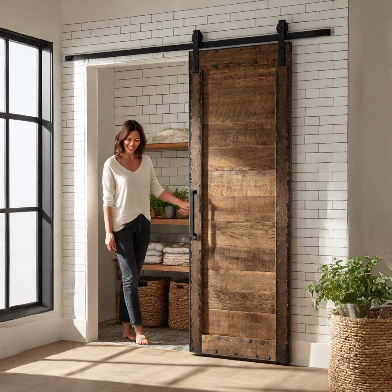 Farmhouse Kitchen Accessories: 27 Super Ideas for Cozy Charm 18 realistic wide angle shot showcasing farmhouse kitchen accessories