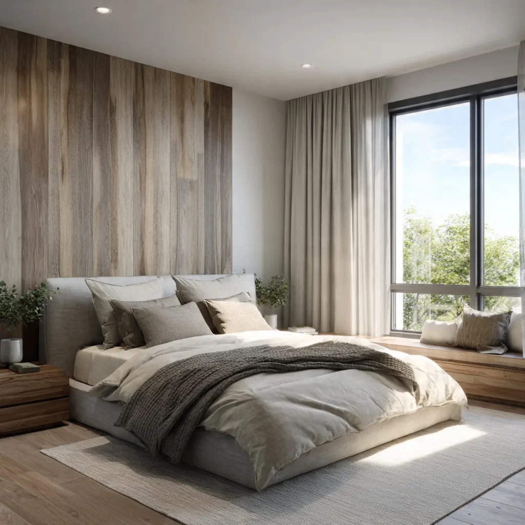 20 Bedroom Ideas for Calm, Comfortable Everyday Homes 15 a serene bedroom using consistent materials like m